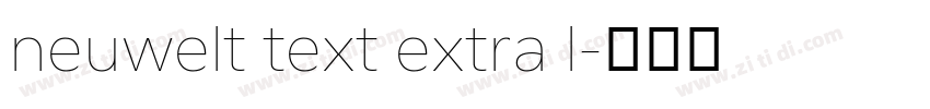neuwelt text extra l字体转换